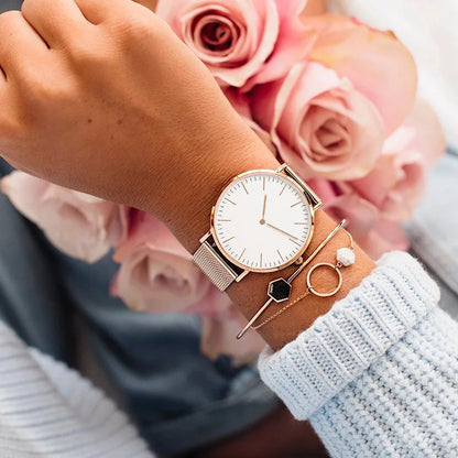 Reloj de Acero Inoxidable en Rose Gold - Coobos