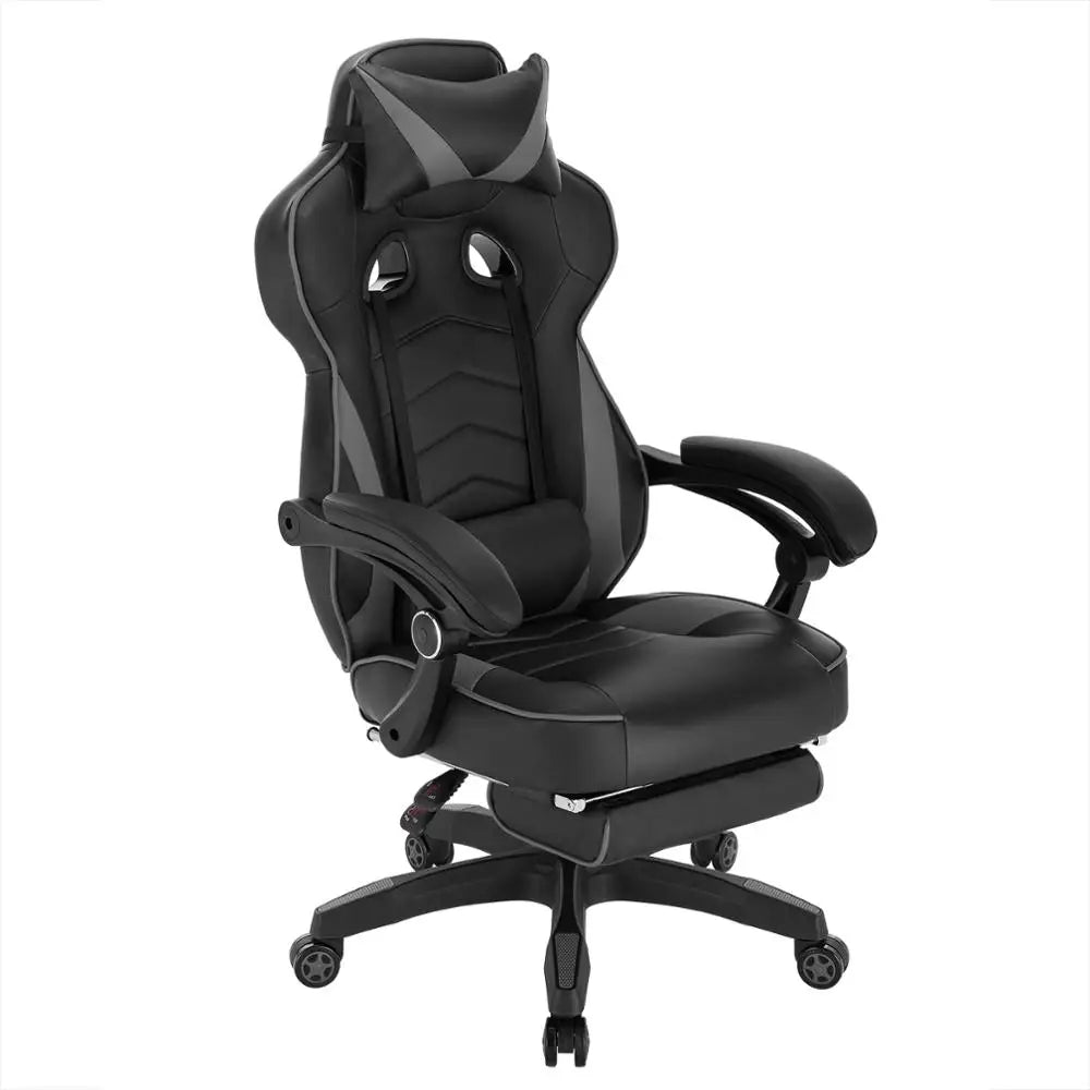 WOLTU Gaming Chair Racing Chair Office Chair Computer Chair Desk Chair Sports Seat with Headrest Lumbar Cushion with Footrest